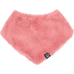 fialkový chlupatý šátek na krk