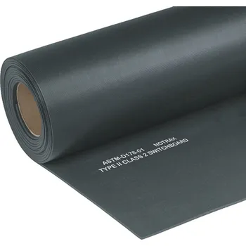 Rohožka Černá elektroizolační průmyslová rohož Switchboard, Class 2 - 2280 x 91 x 0,64 cm