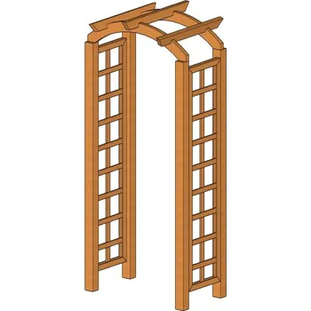 Pergola Pergola s obloukem 90 cm Tuindeco