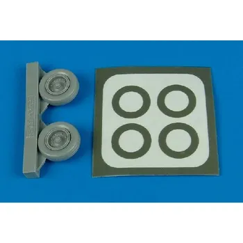 Plastikový model Aires 1/72 A-1H Skyraider wheels & paint masks - (for U.S.A.F. version)