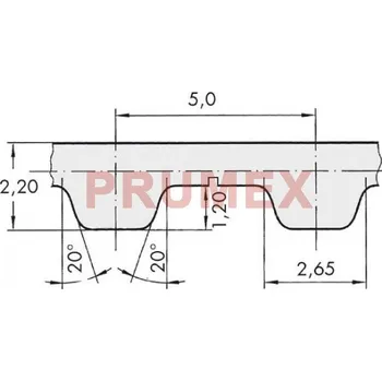 Auto-moto Řemen ozubený T5 625 optibelt Alpha Torque rukáv
