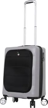 Cestovní kufr Mia Toro M1703/3-S 58 cm stříbrný