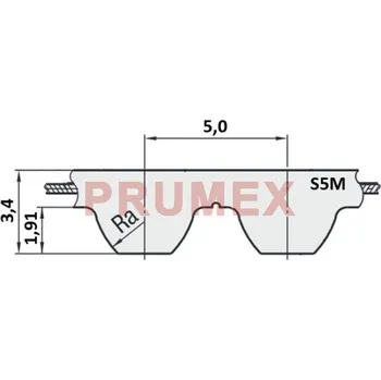 Řemen ozubený 600 S5M 250 optibelt STD