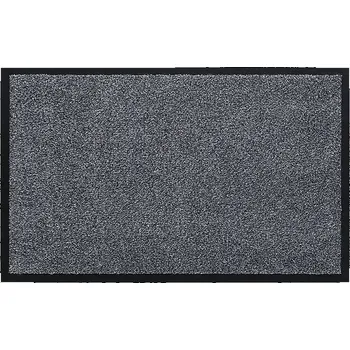 Rohožka Šedá vnitřní čistící pratelná vstupní rohož FLOMA Watergate - 50 x 80 x 0,7 cm