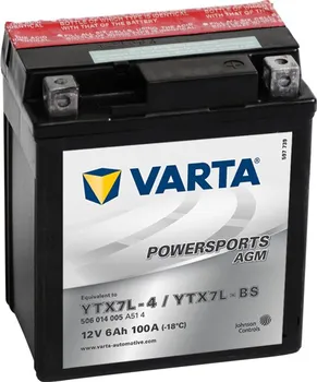 Motobaterie Varta YTX7L-BS 12V 6Ah