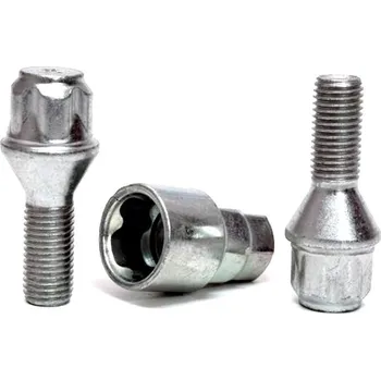 Pojistné šrouby kol - M12 x 1.50 x 28mm kuželové sedlo