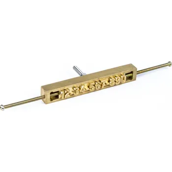 Raznice Vypalovací číselná raznice s nastavitelnými číslicemi - 13 znaků, 110mm