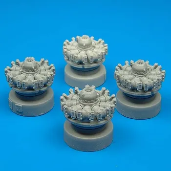 Plastikový model Quickboost 1/72 B-17F/G engines (for Hasegawa)