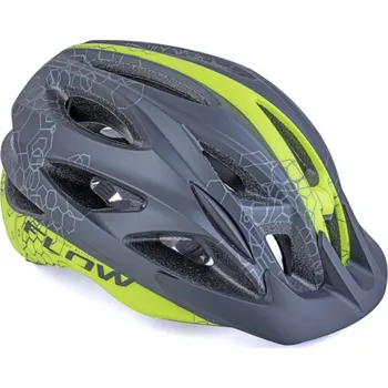 Cyklistická přilba Author Flow Inmold X9 černá/žlutá neonová 58 - 61 cm