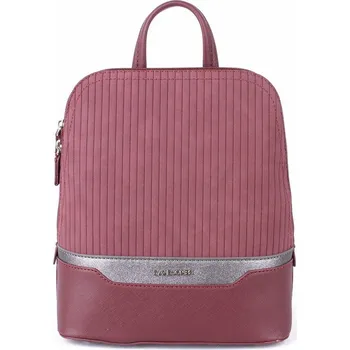 Dámský středně velkýměstský batoh David Jones 6103-2 s obsahem 6l tmavěčervený (vínový) | KabelkyproVas.cz