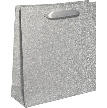 Šperky4U Papírová dárková taška stříbrná - KR1024-ST