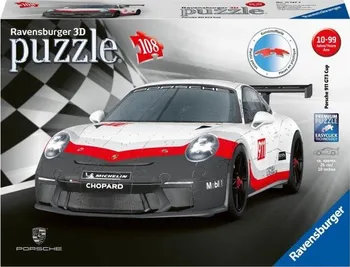 3D puzzle Ravensburger Porsche GT3 Cup 108 dílků