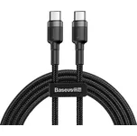 Baseus Cafule kabel USB-C PD / USB-C PD 2.0 / 1m / 3A / 60W černý CATKLF-GG1