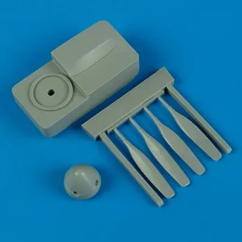 Plastikový model Quickboost 1/72 F-51 Mustang propeller w/tool