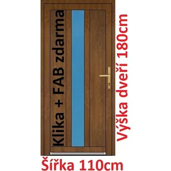 Vchodové dveře Vchodové plastové dveře Soft Sofia 110x180 cm - Akce!