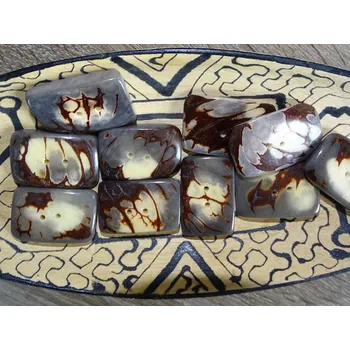 Knoflík Knoflík obdélník (šedý)