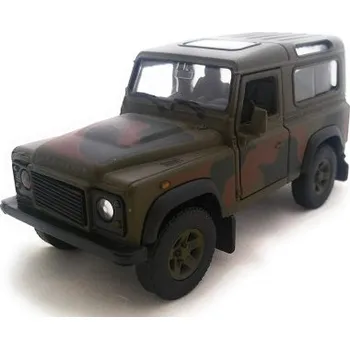 autíčko Welly Land Rover Defender 1:34 camouflage