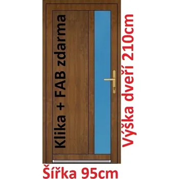 Vchodové dveře Vchodové plastové dveře Soft Rory 95x210 cm - Akce!