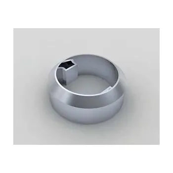 AK-5002 - Příruba na spodek sloupku - dvojdrážková