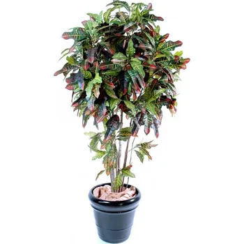 umělá květina CROTON KEŘ, 110cm (Luxusní umělý keř)