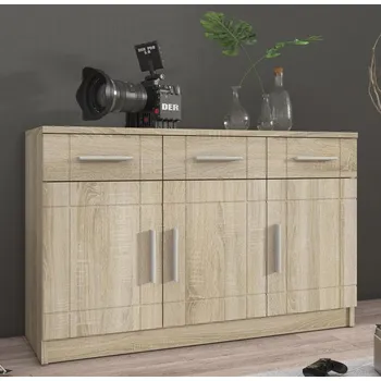 Komoda Komoda Paris 3D3S dub sonoma 103 cm skladem