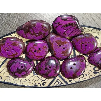 Knoflík Knoflík placka (fialový)