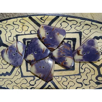 Knoflík Knoflík troj (světle fialový)