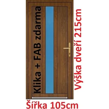 Vchodové dveře Vchodové plastové dveře Soft Sofia 105x215 cm - Akce!