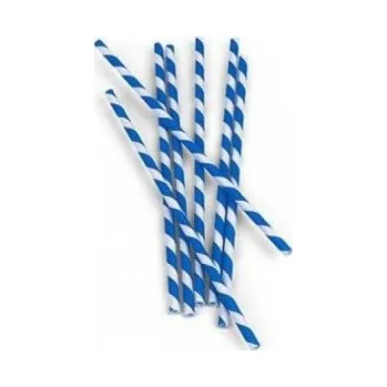 Papírová brčka, Modrá