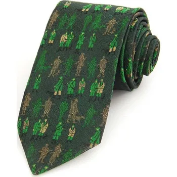 Kravata HEDVA ČESKÝ BROKÁT Kravata PESh 8 cm myslivecká MYSLIVECKÉ SDRUŽENÍ č.37