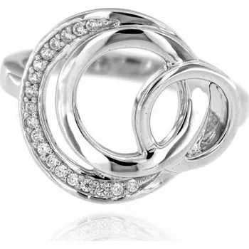 Prsten Zlatnictví U Kostela Stříbrný elegantní prsten 6027 56 1807-17864347