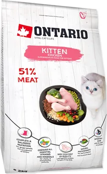 Krmivo pro kočku Ontario Kitten Chicken 2 kg
