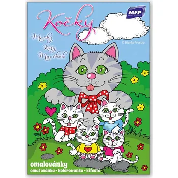 omalovánky MFP Omalovánky A5 kočky - Blanka Vostrá