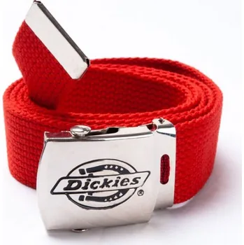 Opasek Dickies CANVAS BELT RED DOPLNKY: ONE SIZE