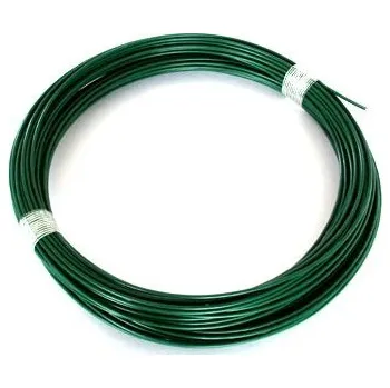 Plot Napínací drát - průměr drátu 3,4mm-zelený Délka: 26m