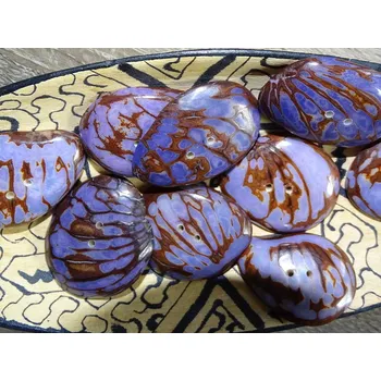 Knoflík Knoflík placka (světle fialový)