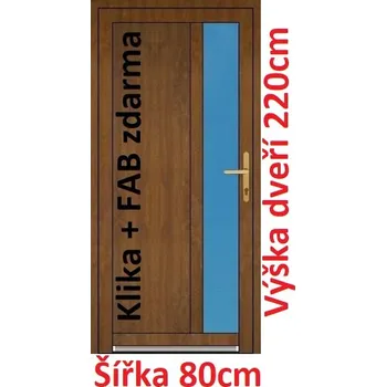 Vchodové dveře Vchodové plastové dveře Soft Rory 80x220 cm - Akce!