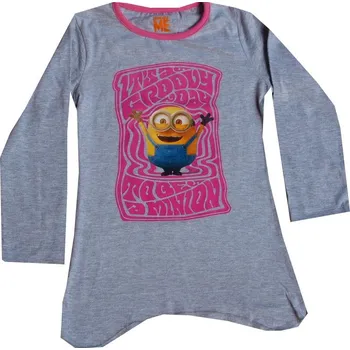 Chlapecké tričko xcena Minio trička s dlouhým rukávem šedé Velikost: 3 roky