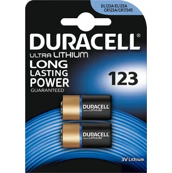 Článková baterie Duracell Ultra DL 123 3V 2 ks