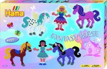 zažehlovací korálek Hama Beads Dárková sada kouzelní koníci 6000 ks