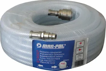 Příslušenství ke kompresoru Mar-Pol M80473 vzduchová hadice PVC 3/8" 15 m
