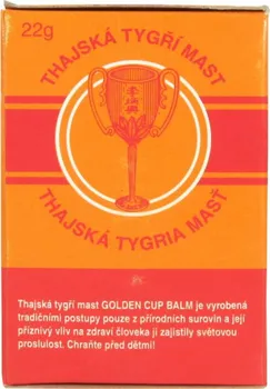 Masážní přípravek Golden Cup Balm Thajská tygří mast