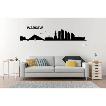 Samolepící dekorace Lepy.cz Samolepka na zeď Varšava Velikost (šířka x výška): 120x25cm, Barevná varianta: Jemná růžová