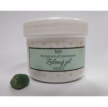 Pleťová maska Yasminka Zelený jíl - pleťová a tělová maska, 150g