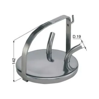 Víko konve nerez, dva vývody D19