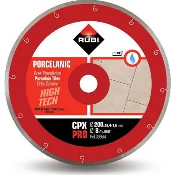 Pilový kotouč Rubi JSLOT CPX-250 PRO plný diamantový kotouč na porcelán