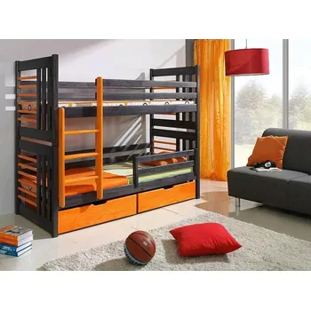 Dětská postel Nábytek PEGAS s.r.o. Dětská patrová postel z masivu ROLAND