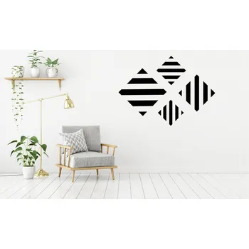 Samolepící dekorace Lepy.cz Samolepka na zeď Kosočtverce Velikost (šířka x výška): 30x30cm, Barevná varianta: Světle zelená