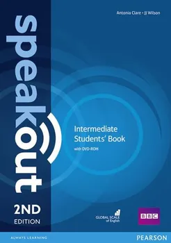 Anglický jazyk Speakout: Intermediate Students´ Book (2nd Editiot) - Antonia Clare (2015, brožovaná) + [DVD]