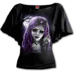 DÁMSKÉ TRIČKO Tričko Spiral GOTH DOLL DW237237 Velikost: S